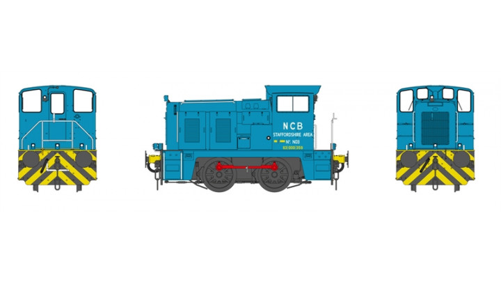 Class 02 in National Coal Board blue livery & no DCC