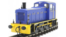Class 03 in Industrial blue livery with Flowerpot exhaust