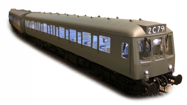 Class 117 in BR blue & grey livery - 2-car set - DCC Sound Fitted