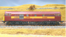 Class 31/4 in EWS red & gold livery