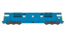 Class 52 Western in plain BR blue livery - DCC Ready