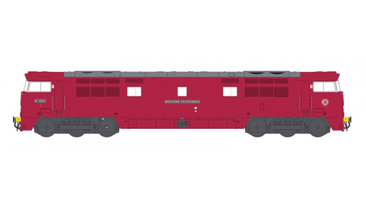 Class 52 Western in BR maroon with yellow bufferbeam & DCC Ready