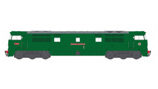 Class 52 Western in BR Green with small yellow panels & DCC Ready