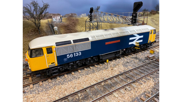 Class 56 56133 ‘Crewe Locomotive Works’ in Large Logo livery in Ex-Works condition - DCC Sound Fitted