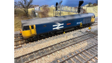 Class 50 50017 ‘Royal Oak’ in large logo blue livery with Medium Weathering - DCC Sound Fitted